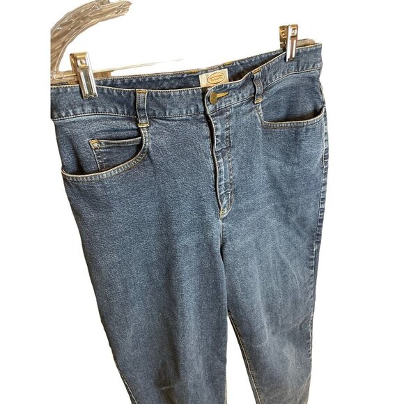 Talbots Medium Wash High Rise Stretched Jeans Sz 12 P - Picture 3 of 9